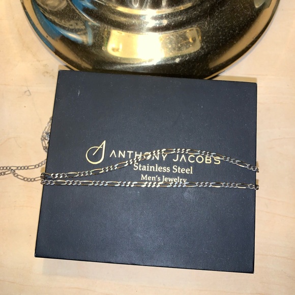 925 silver 18 inch figaro chain - Picture 1 of 1